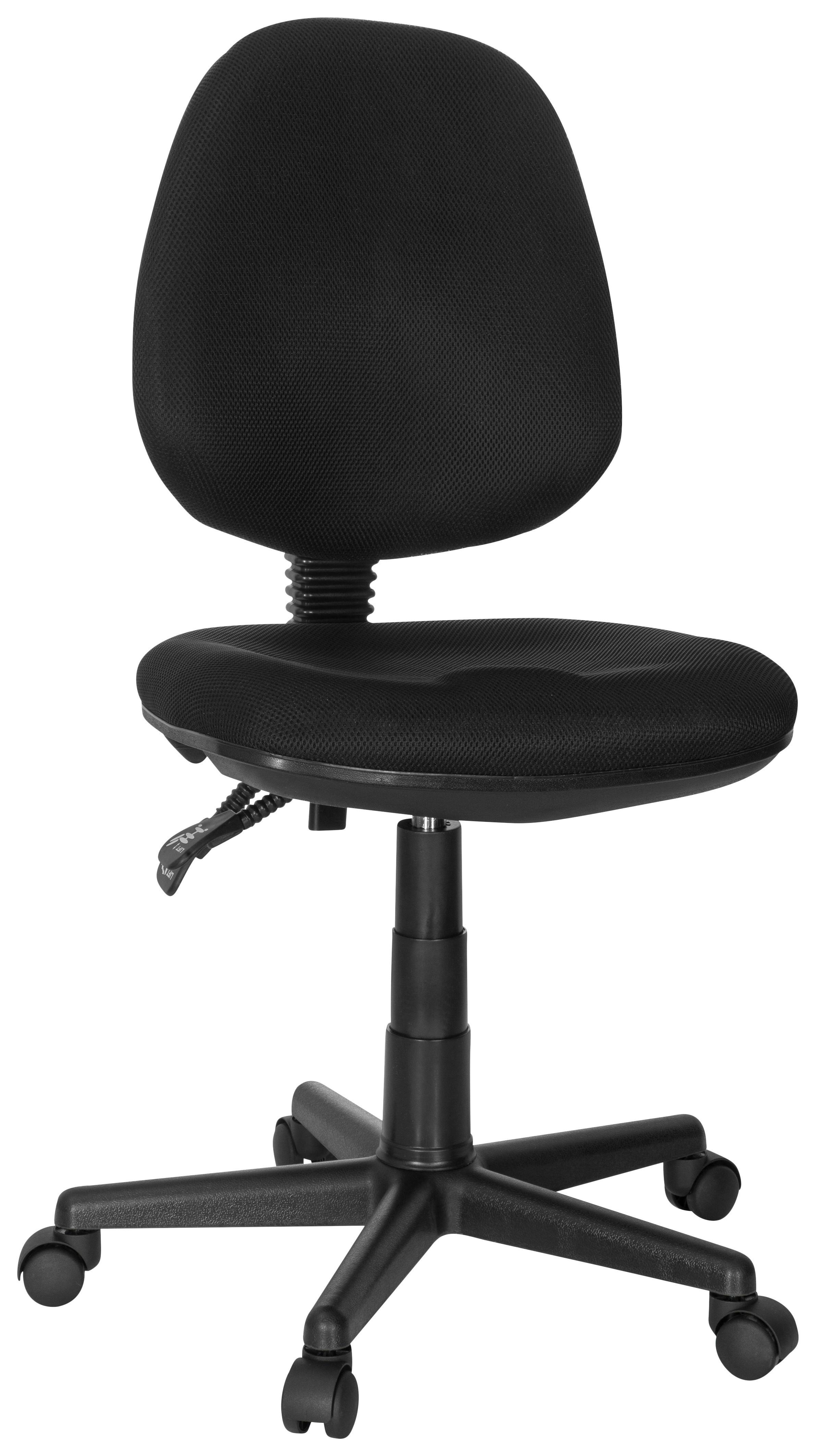 Drehstuhl City 25 Schwarz - Schwarz, MODERN, Kunststoff/Textil (57/86/58cm) - MID.YOU