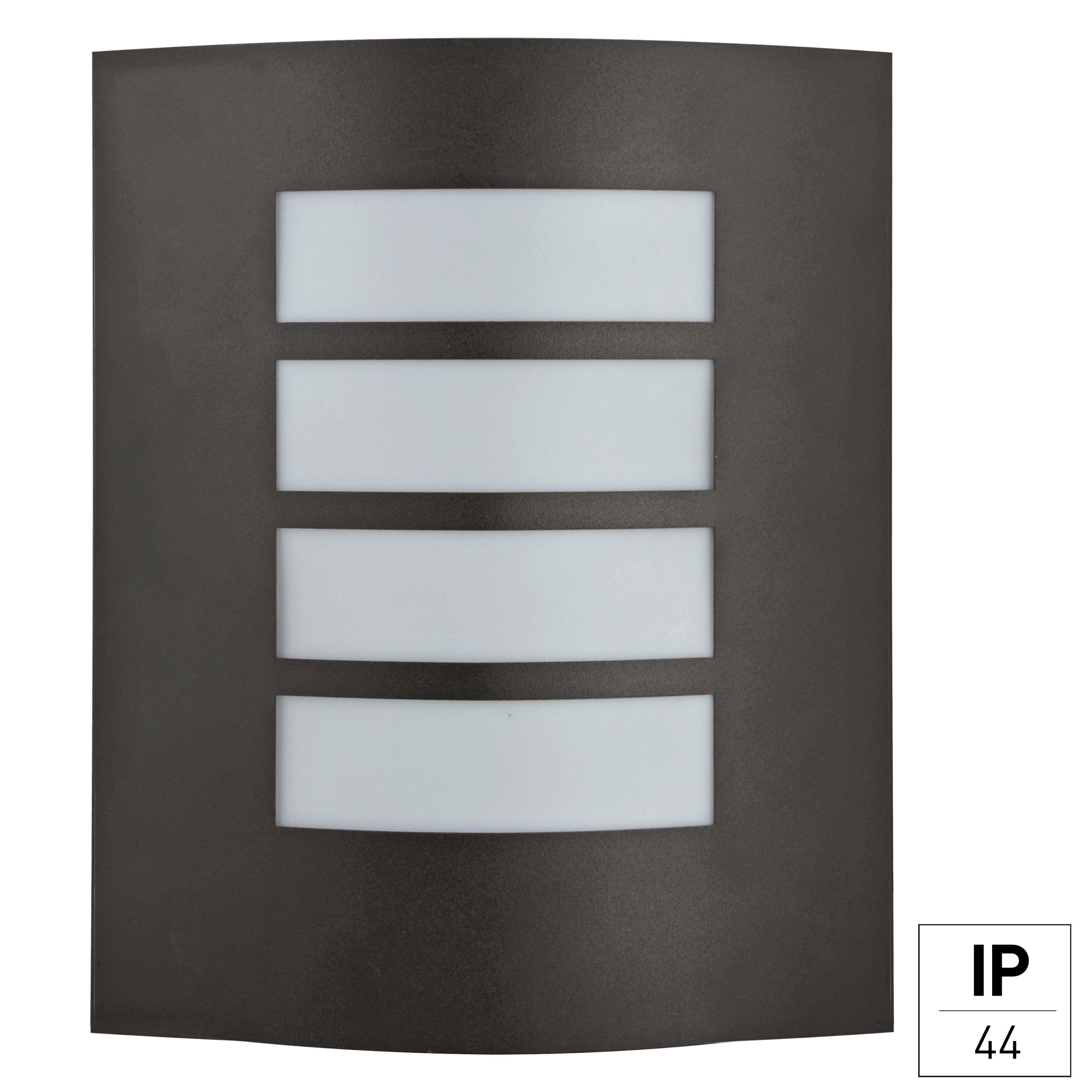 Außenwandleuchte 2528000011696 Tauri - Schwarz, KONVENTIONELL, Metall (23,3/10,5/29cm)