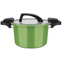 HRNIEC GOURMET CERAMICA GREEN - svetlozelená, Basics, kov (24/16cm) - GSW