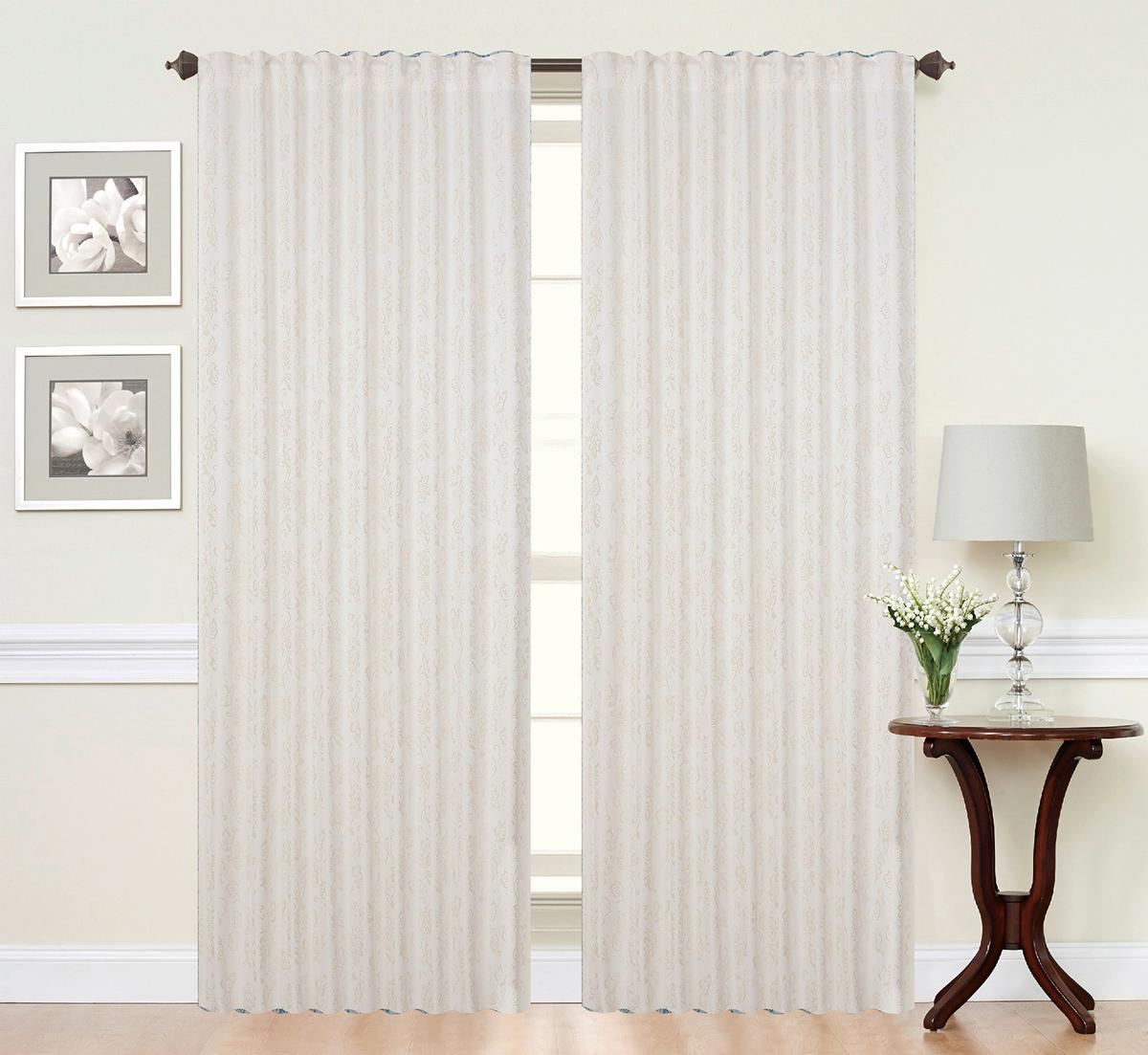 Készfüggöny Kb. 140/245cm - Pezsgő, Romantik / Landhaus, textil (140/245cm) - James Wood