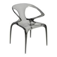 DESIGNOVÉ KŘESLO LIAS -TREND- - šedá, Moderní, plast (59/80/55cm) - Premium Living