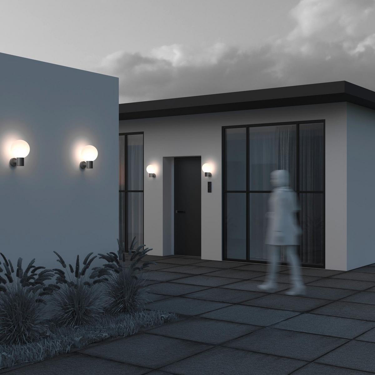 Außenwandleuchte Bold - Grau, MODERN, Metall (16/20/28cm) - MAYTONI