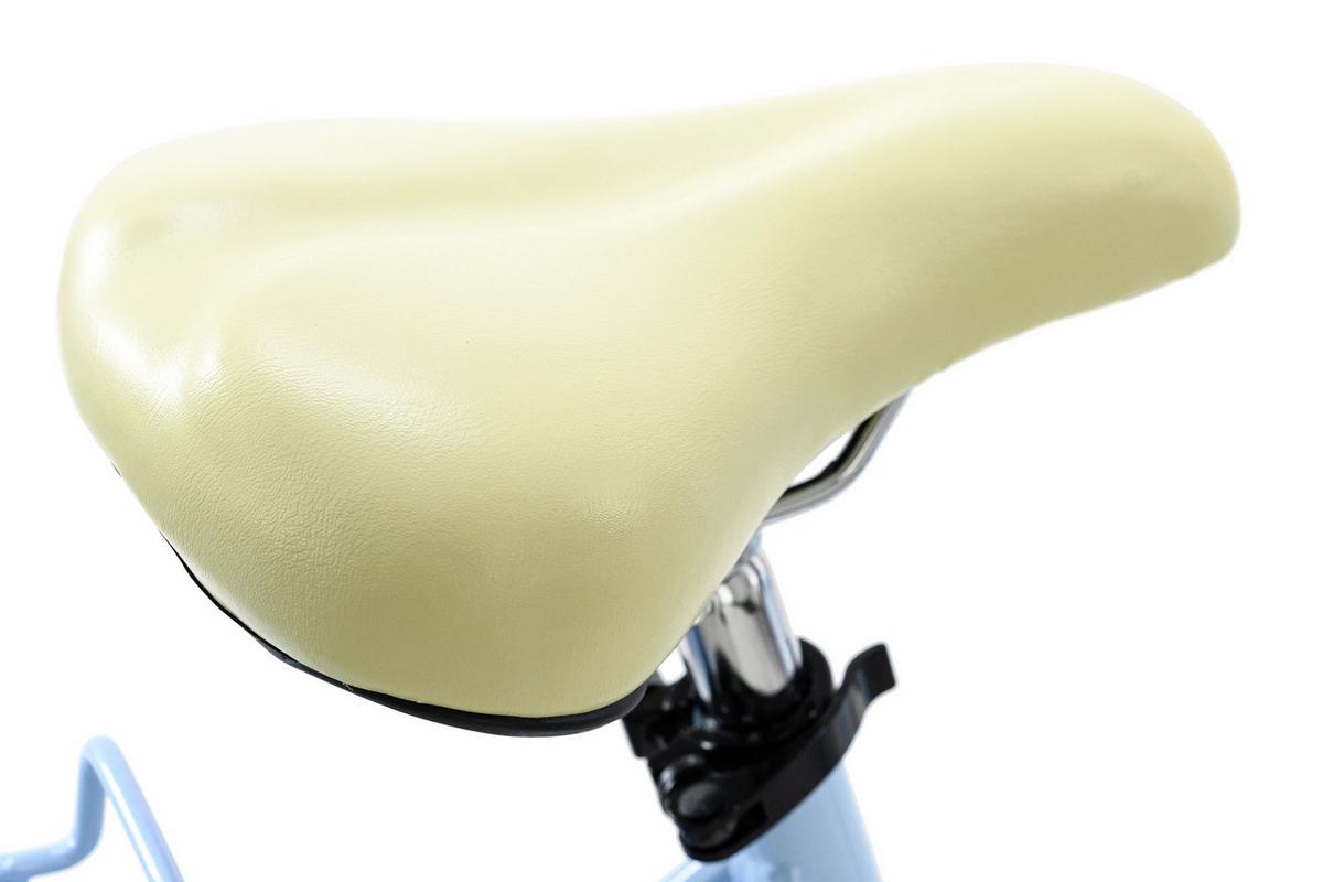 Citybike Damen 26 Zoll Cantaloupe Mit Korb 6 Gänge - Blau/Gelb, Basics, Metall (180/70cm) - Da Capo