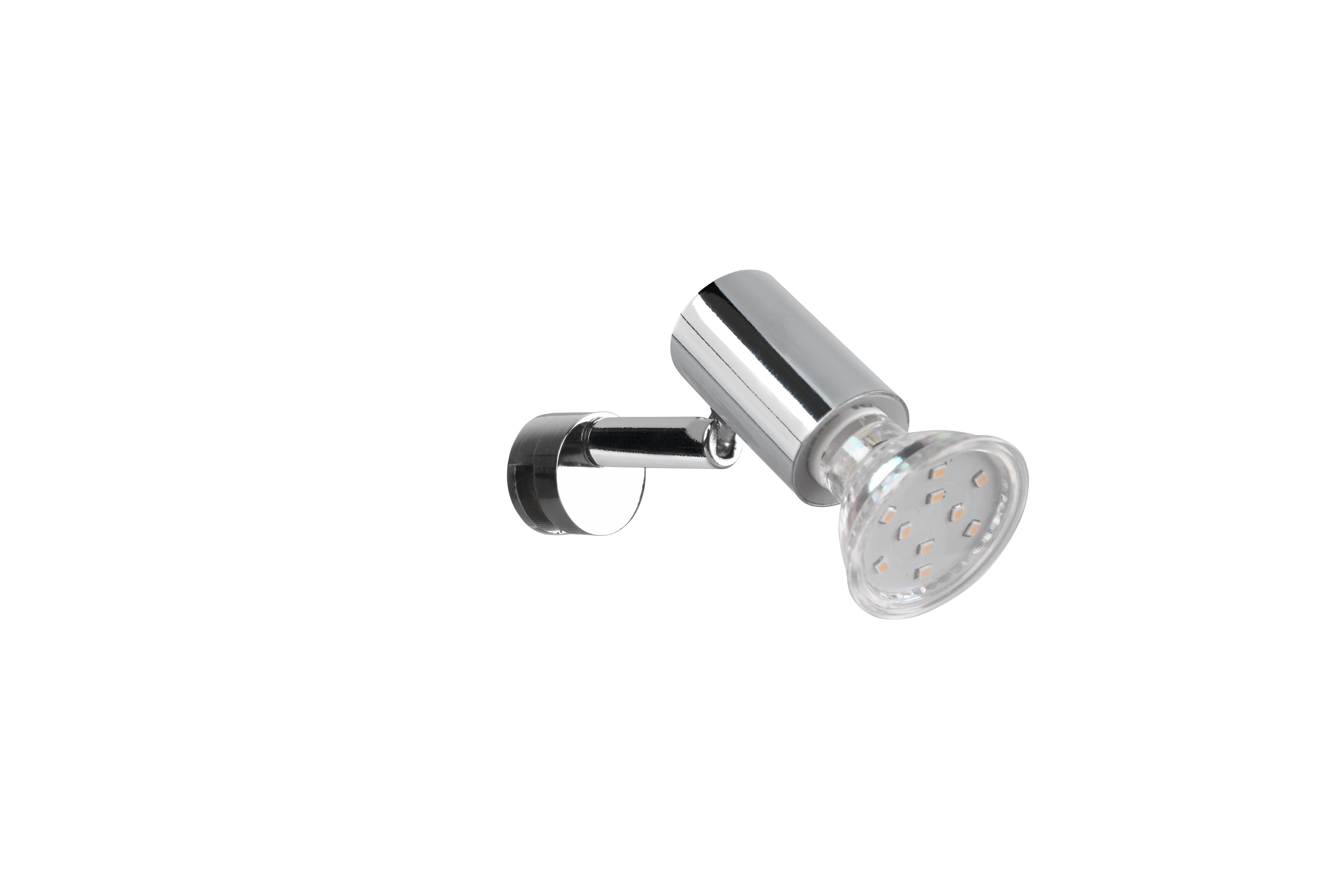 Wandstrahler 1-Flammig L: 10 cm - Chromfarben, Basics, Metall (3/5/10cm) - Trio Leuchten
