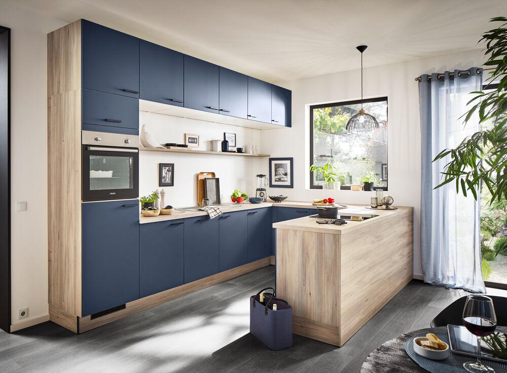 Einbauküchen Pn 210 Frei Planbar Modernes Design - Holzwerkstoff - Pino