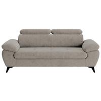 3-sitzer-sofa Hudson Schlammfarben B: 215 Cm - Schlammfarben/Schwarz, Textil (215/84/100cm) - MID.YOU