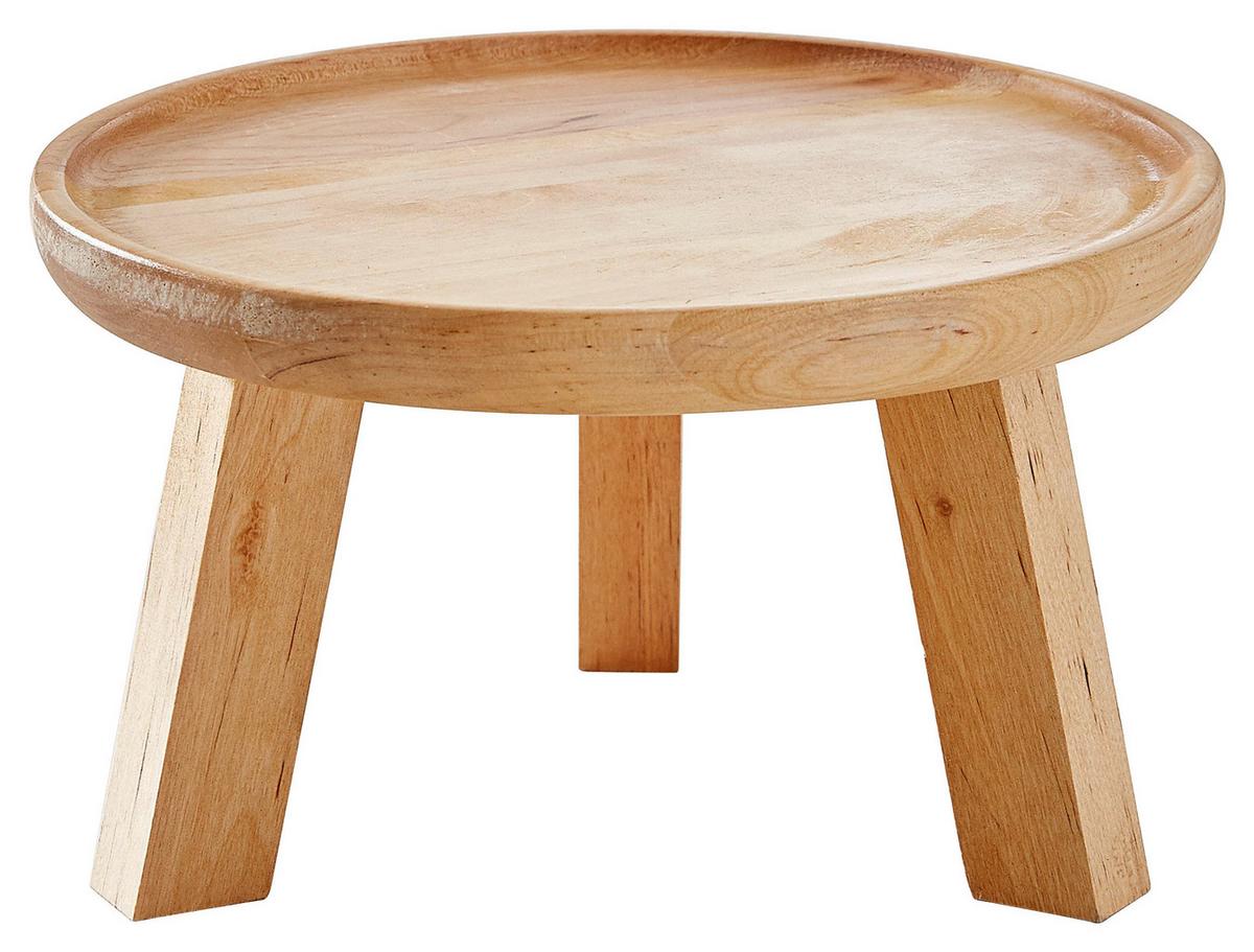 Blumenständer Aus Echtholz Taki Dxh: Ca. 21x12 Cm - Naturfarben, KONVENTIONELL, Holz (21/12cm) - Luca Bessoni