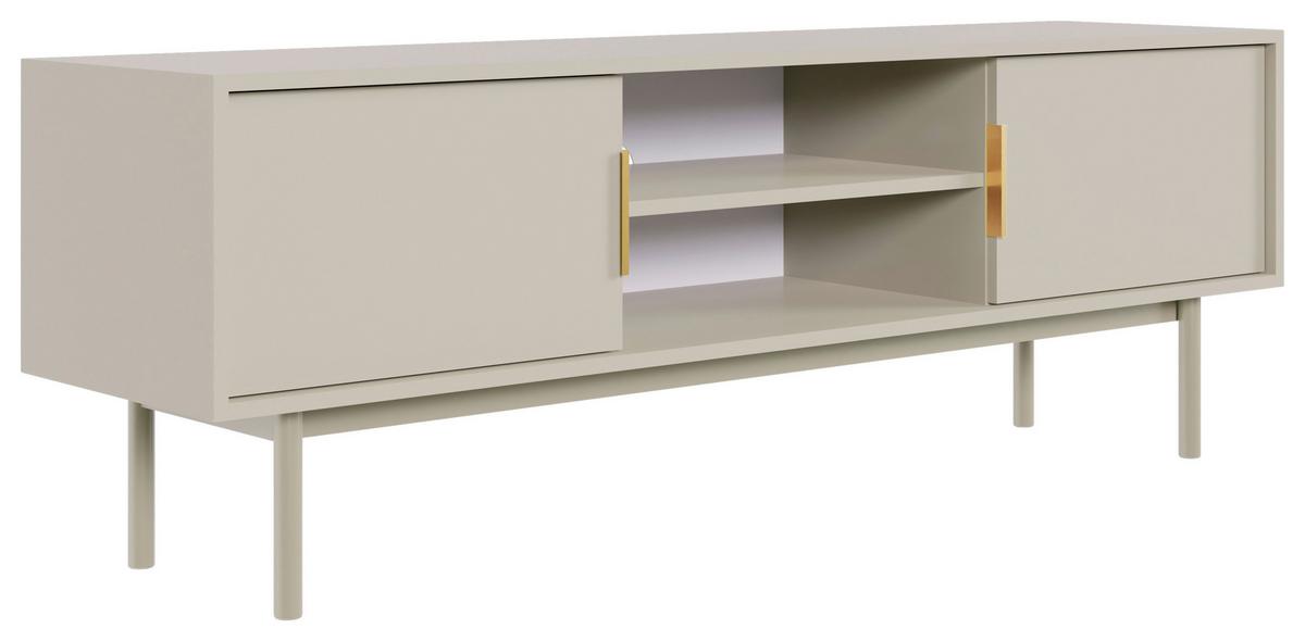 TV díl AVIV kašmír - kašmírová/barvy zlata, Design, kov/kompozitní dřevo (154/53,5/39cm) - Xora