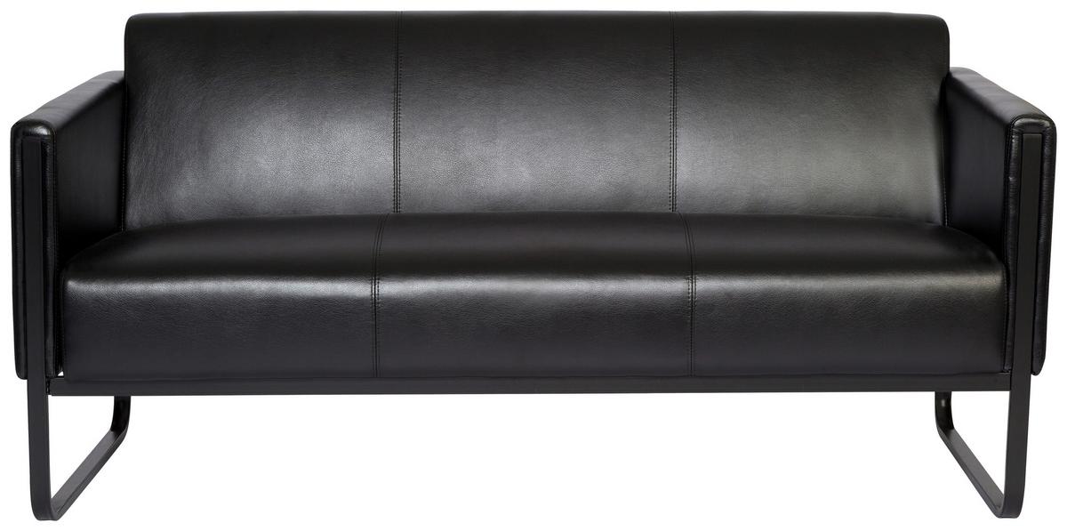 3-sitzer-sofa Bali Black Schwarz - Schwarz, MODERN, Textil (159/78/71cm) - MID.YOU