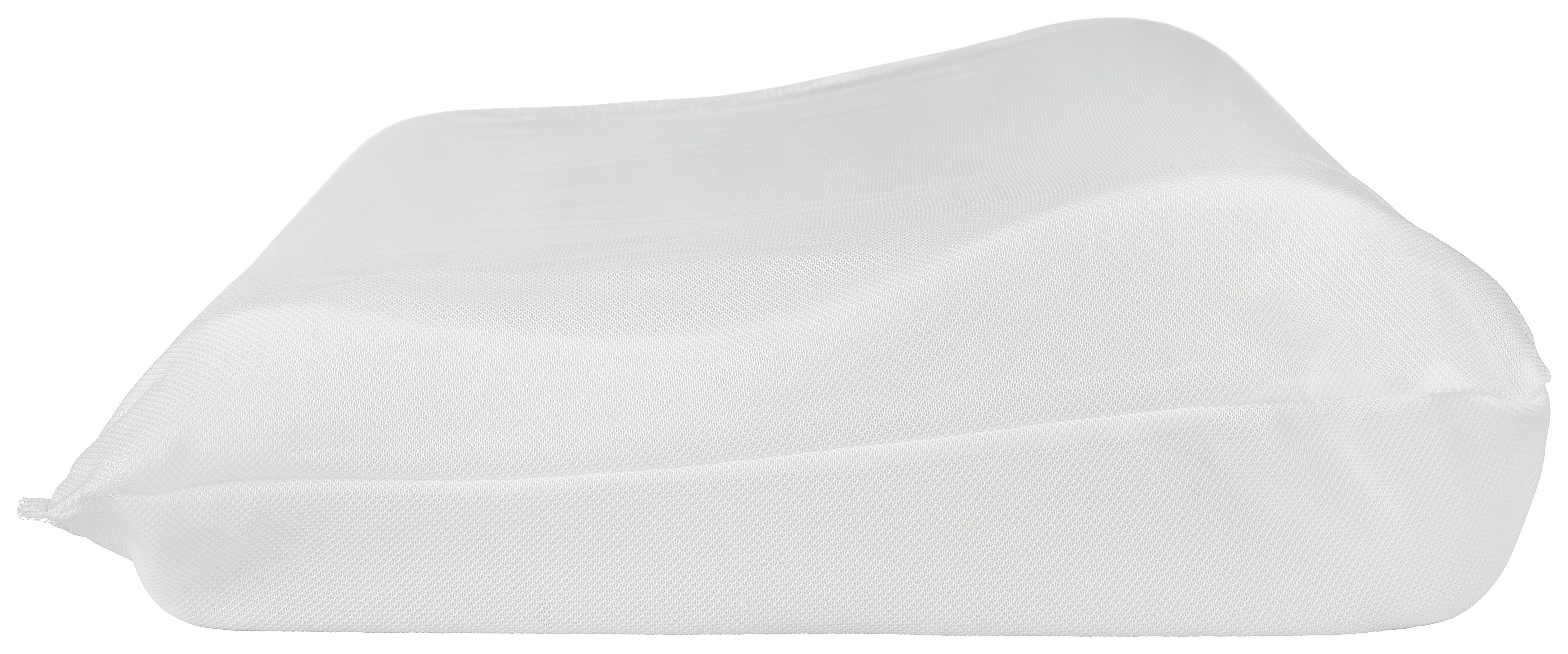 Nackenkissen Brigitta 50x30 cm Füllung: Polyester - Weiß, KONVENTIONELL, Textil (50/30/10/7cm) - Primatex