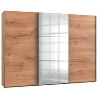 Schwebetürenschrank B: 300 cm Level, Eiche Dekor - Eichefarben, MODERN, Holzwerkstoff (300/216/65cm) - MID.YOU