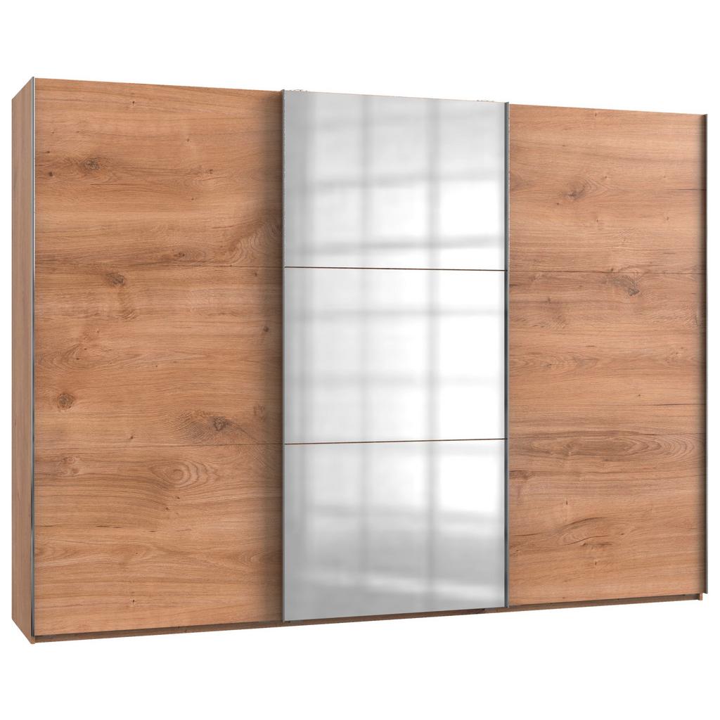 Schwebetürenschrank B: 300 cm Level, Eiche Dekor