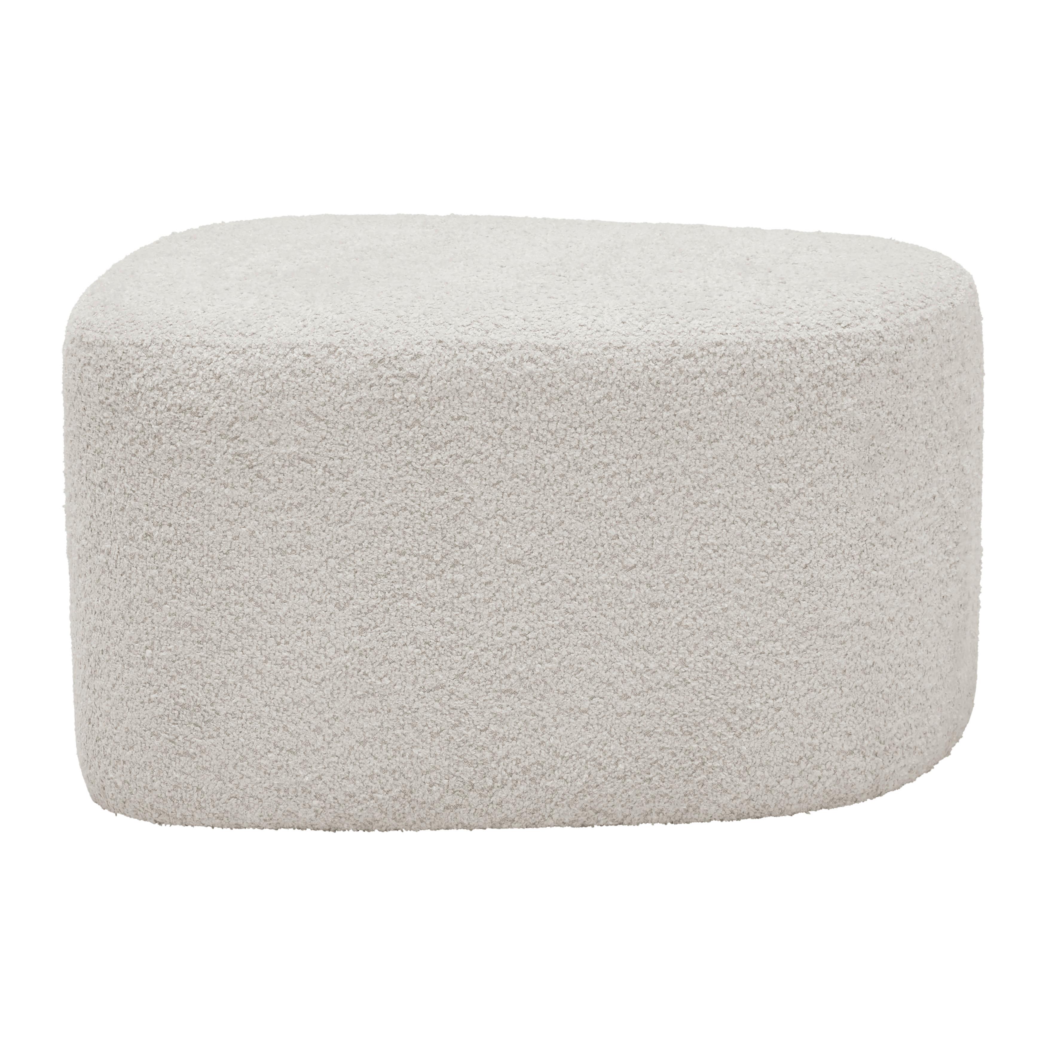 Hocker Stony Beige - béžová, Modern, kompozitné drevo/textil (61/48/36cm) - Premium Living