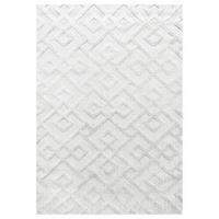 Tkaný koberec 120x170, krémová - krémová, Konvenční, textil (120/170cm)