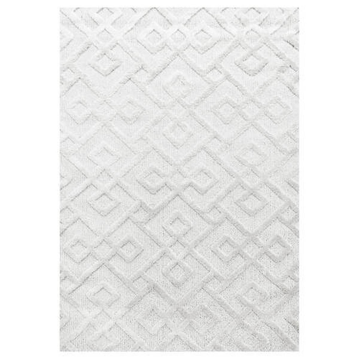 Tkaný koberec 120x170, krémová - krémová, Konvenční, textil (120/170cm)