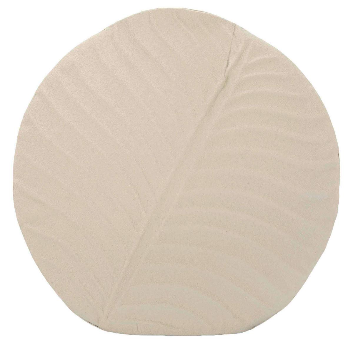 Vase Round Dune Creme B: 32,5 cm - Creme, Basics, Metall (32,5/13/32,5cm)