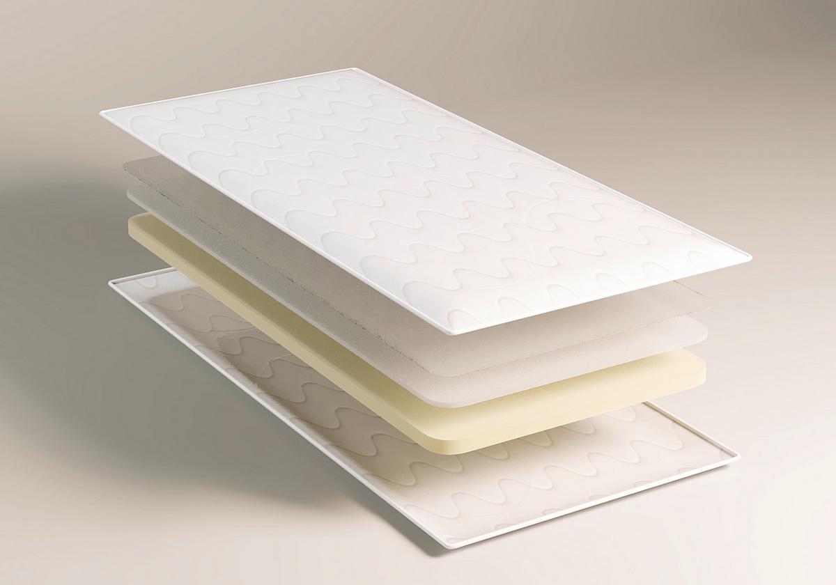 Topper Dream Sync 140x200 cm Schaumstoffkern - Weiß, Basics, Textil (140/200cm) - Livetastic