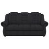 3-sitzer-sofa Boston Schwarz Chenille - Schwarz, KONVENTIONELL, Textil (196/102/101cm) - Livetastic