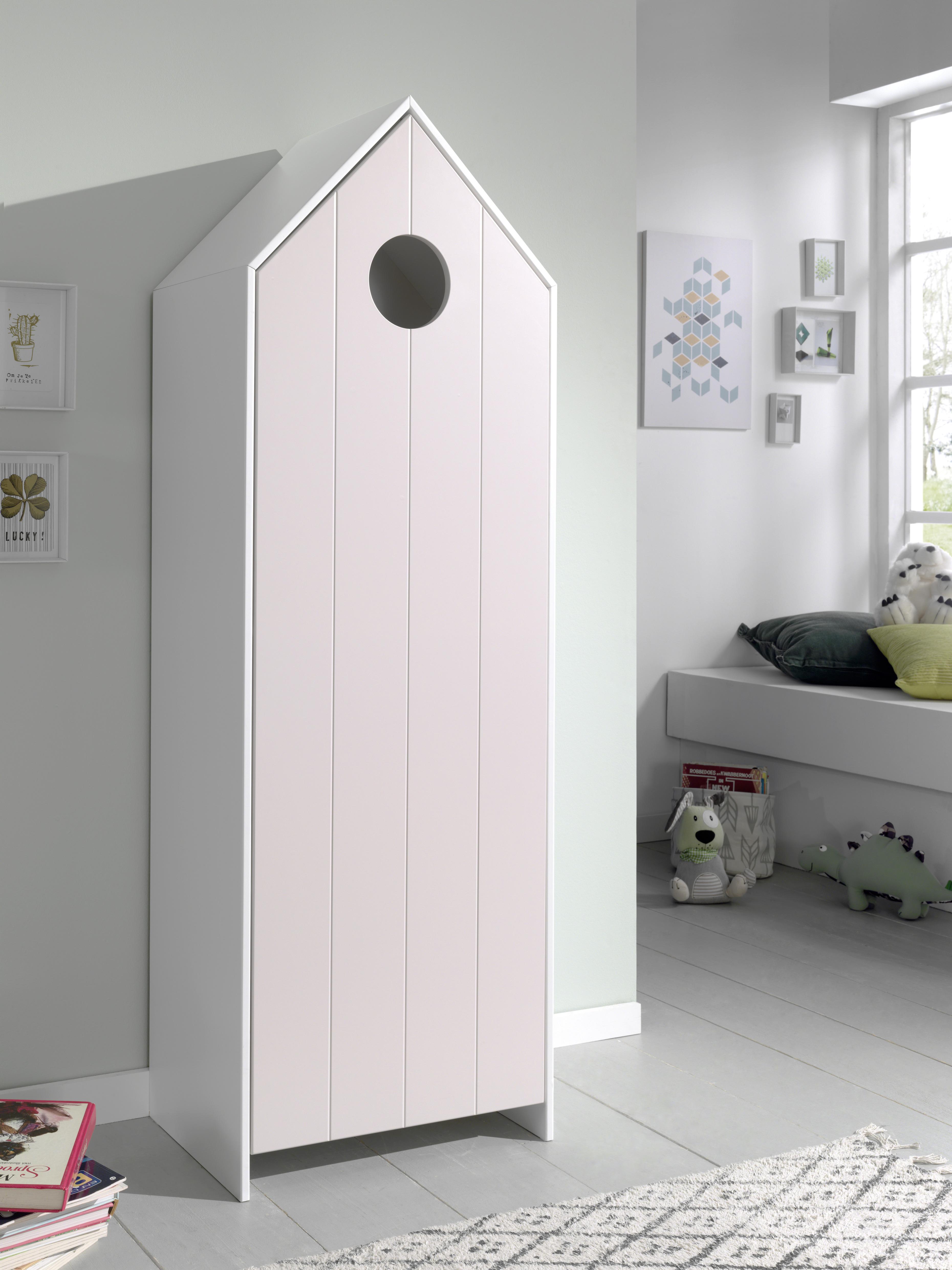 Kinderkleiderschrank Casami Pink Front