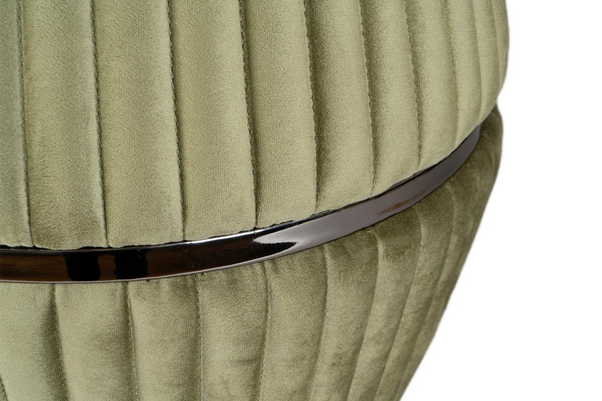 Hocker Doric 225 Grün D: 51,5 Cm - Graphitfarben/Grün, Design, Textil (51,5/53cm) - Kayoom