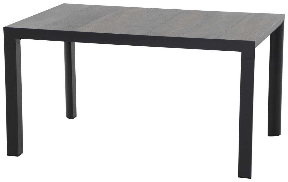 Gartengarnitur Velia 5-Teilig Metall/Textil/Keramik - KONVENTIONELL - Siena Garden