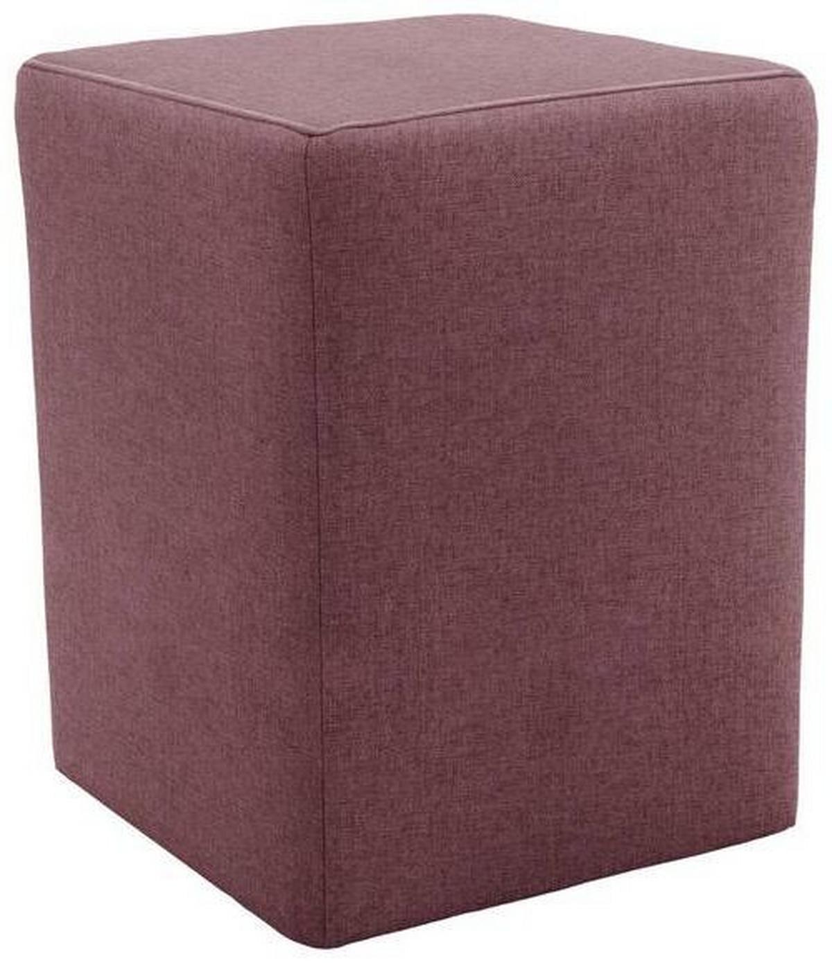 Hocker Looks Xx - Beere/Silberfarben, Design, Textil (38/47/38cm) - LOOKS by W.Joop