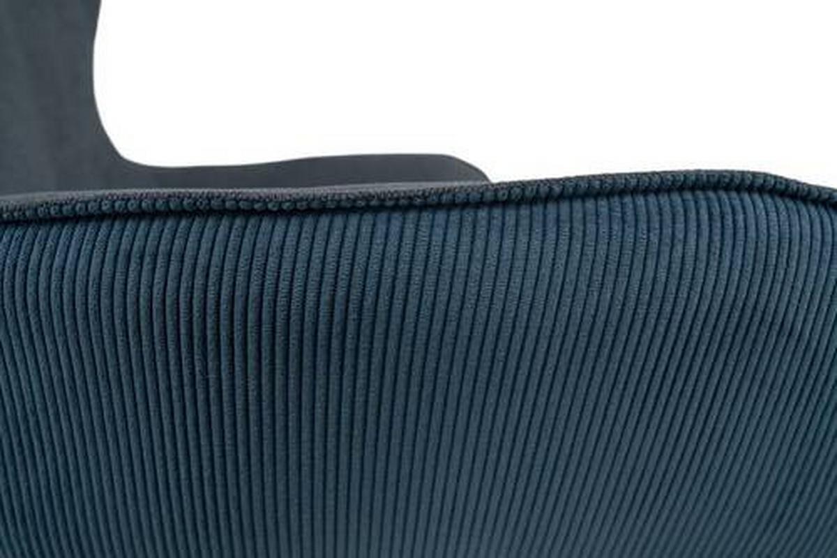 Stuhl Blake 70a Dunkelblau B: 57 Cm - Dunkelgrau/Schwarz, MODERN, Textil/Metall (57/93/64cm) - MID.YOU