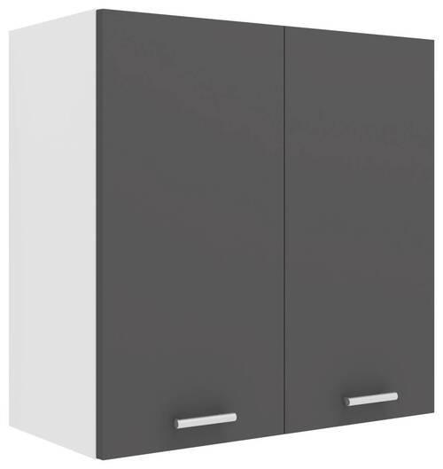 Küchenoberschrank Esilo B: 60 cm Anthrazit/Weiß - Anthrazit/Weiß, KONVENTIONELL, Holzwerkstoff (60/60/31cm) - MID.YOU