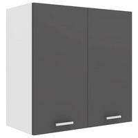 Küchenoberschrank Esilo B: 60 Cm Anthrazit/weiß - Anthrazit/Weiß, KONVENTIONELL, Holzwerkstoff (60/60/31cm) - MID.YOU