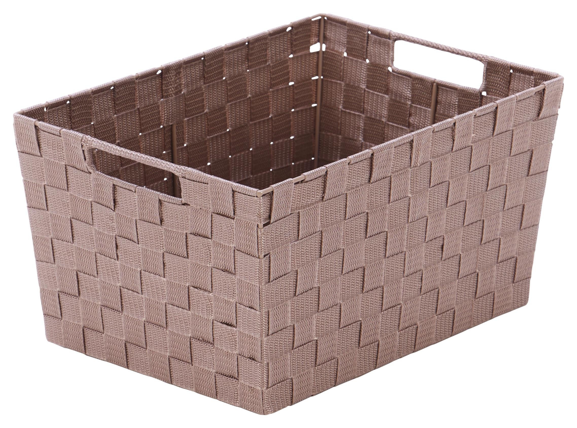 Regalkörbe Carolyn 41x29 Cm Hellbraun Kunststoff - Hellbraun, Basics, Kunststoff (41/21/29cm) - Ondega
