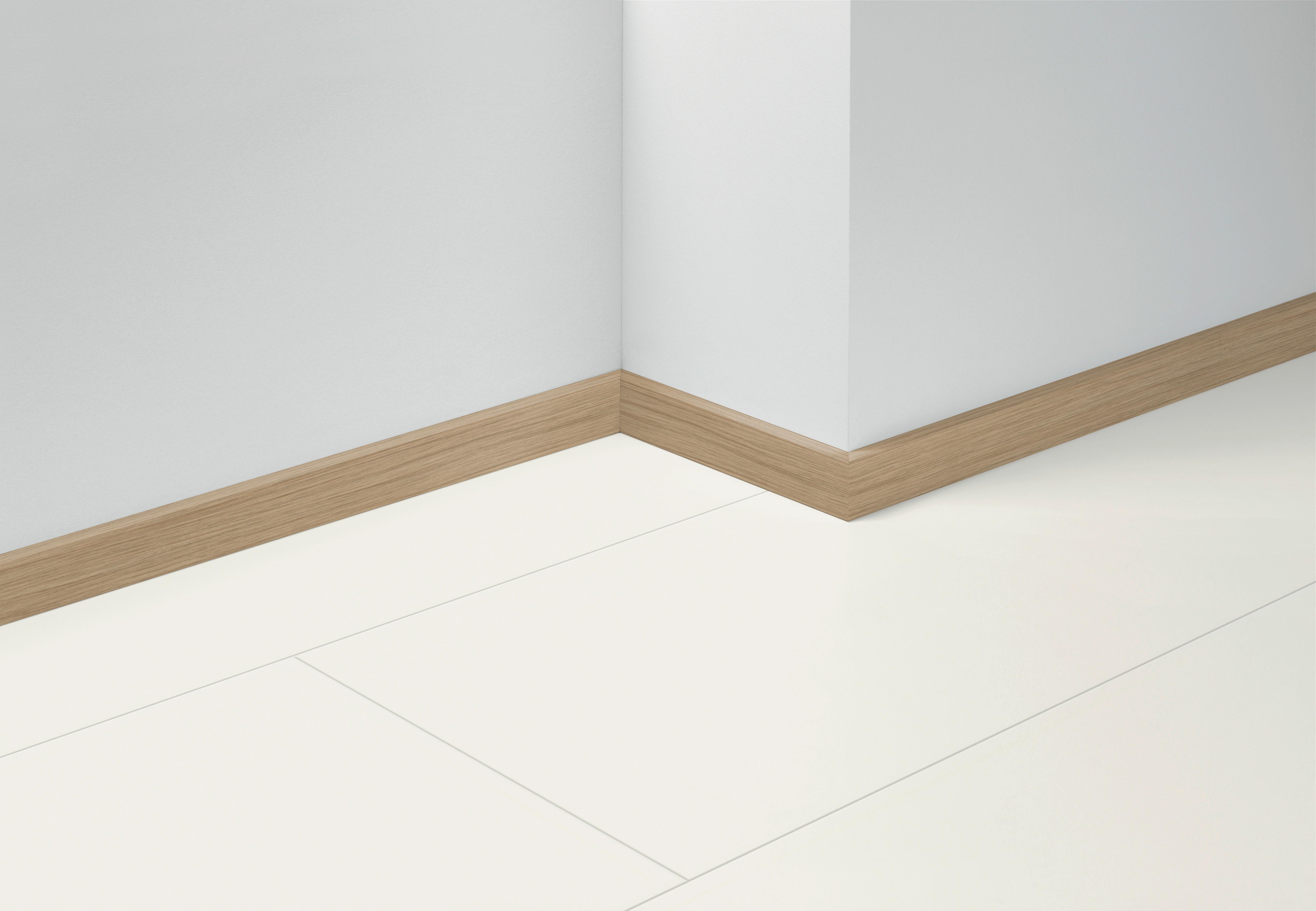 Sockelleiste Eiche - Hellbraun/Eichefarben, Basics, Holzwerkstoff (220/4/1,6cm) - Parador