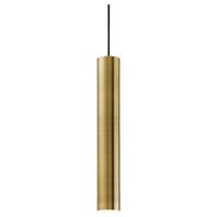 Hängeleuchte Look H: 140 cm 1-Flammig Zylinderform - KONVENTIONELL, Metall (6/140cm) - Ideal Lux
