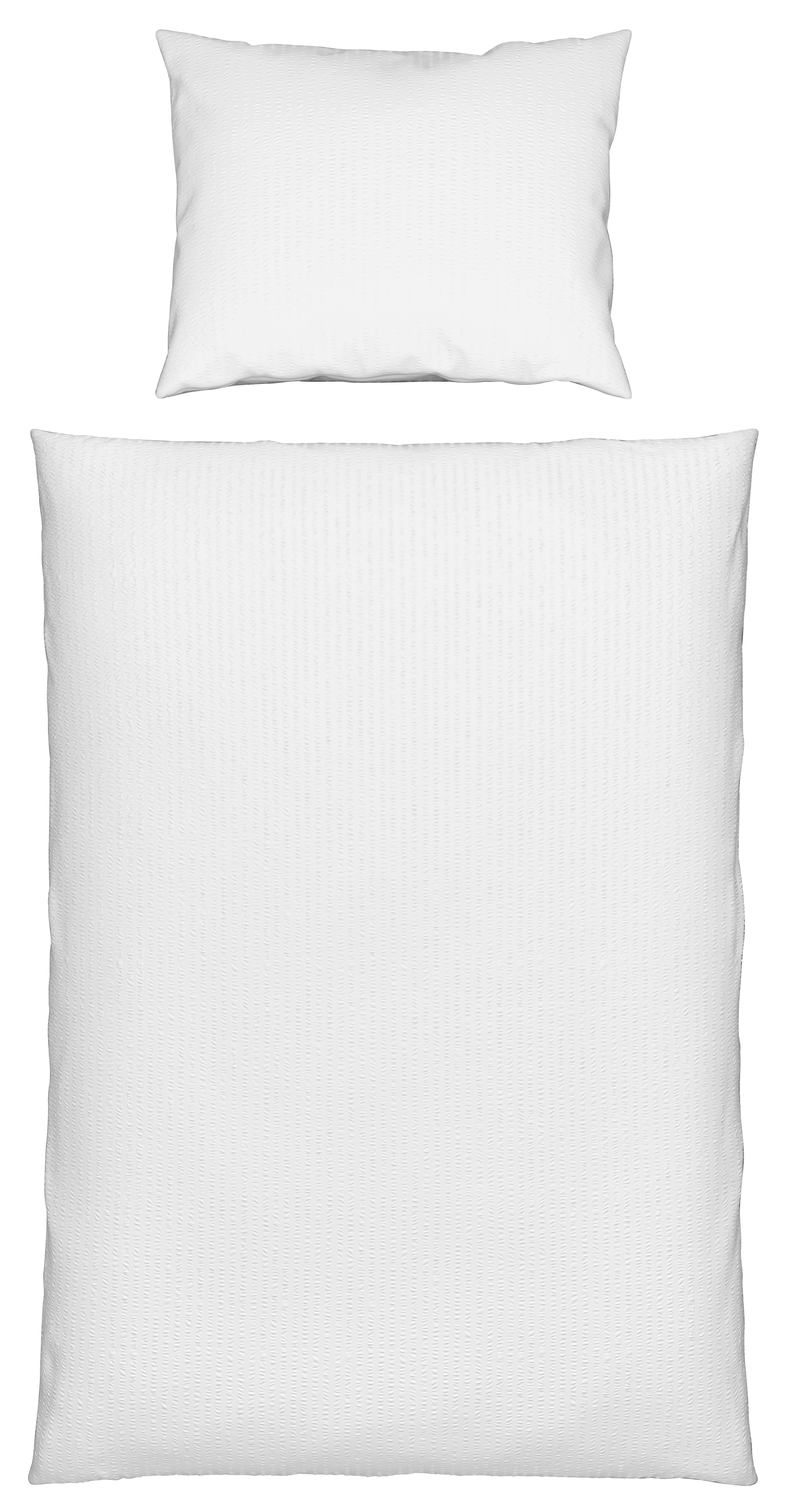 Bettwäsche Larissa - Weiß, KONVENTIONELL, Textil - Ondega
