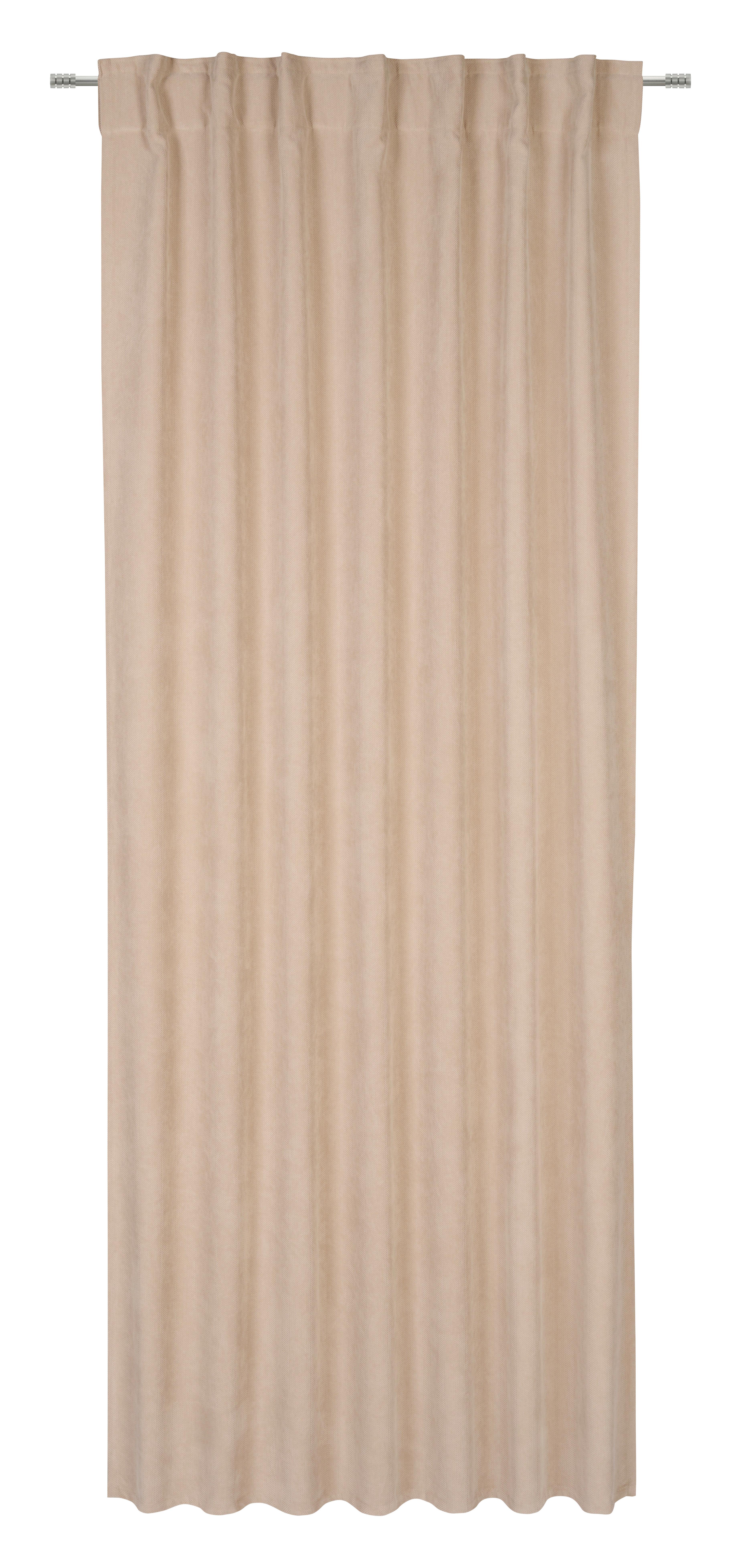 Hotový záves Linus, 140/255cm, sivohnedá - taupe, Design, textil (140/255cm) - Premium Living