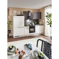 Küchenblock Pn215/Pn100 - Eiche dunkel/Hellgrau, Basics, Holzwerkstoff (290cm) - Pino