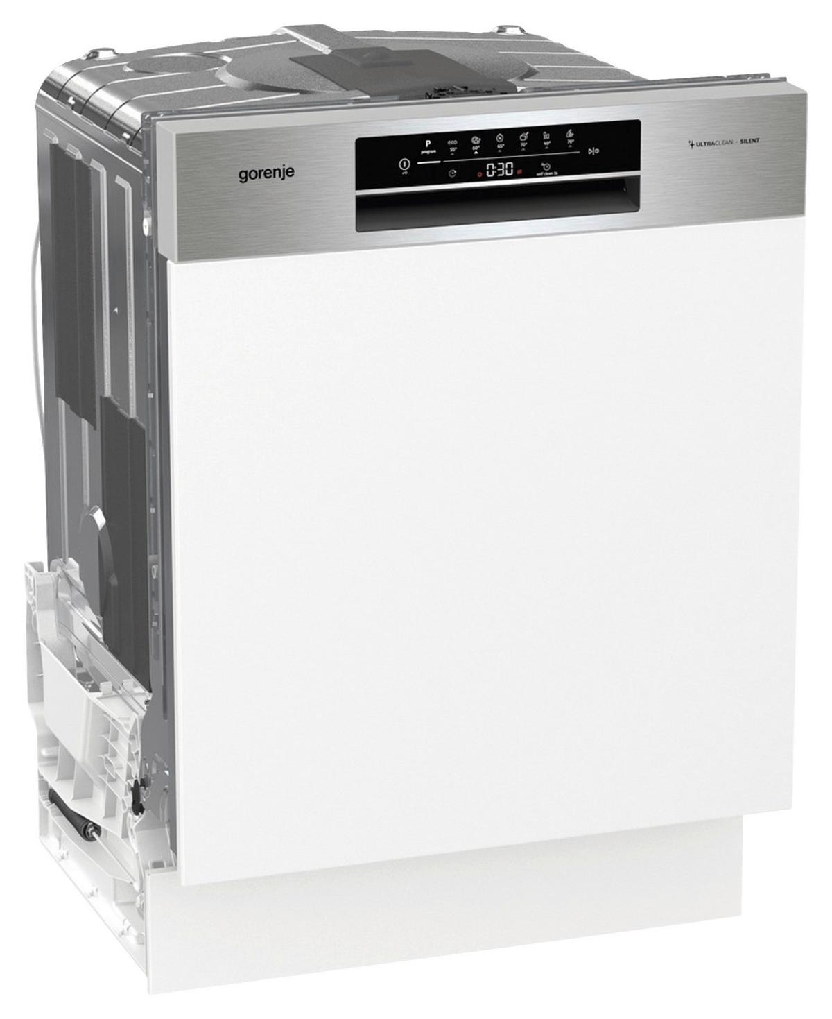 Einbau-Geschirrspüler Gi642e90x B: 59,8 cm - Edelstahlfarben, Basics, Metall (59,8/81,5/55,5cm) - Gorenje