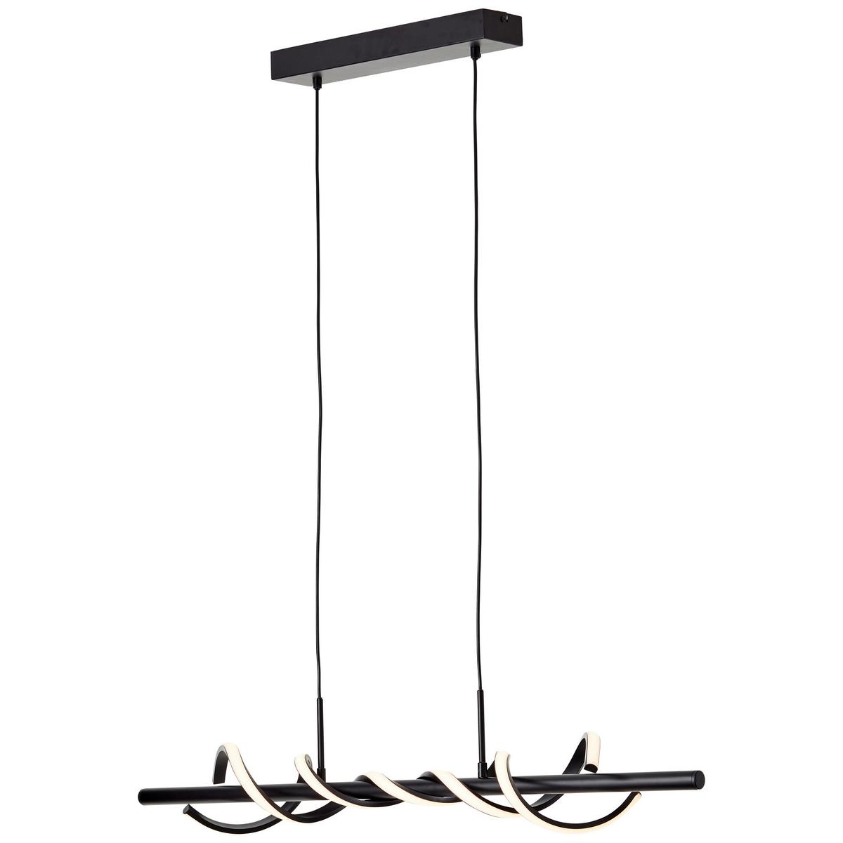 LED-PENDELLEUCHTE G99819/06 AMALIE - Schwarz, Design, Kunststoff/Metall (18/95,5/150cm) - Brilliant