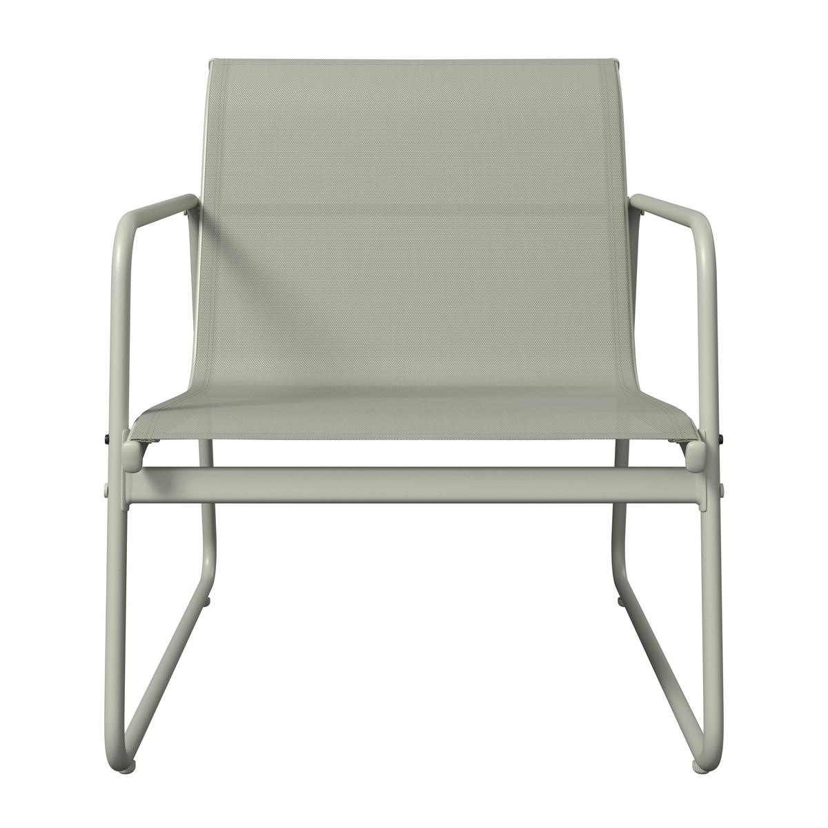 SÚPRAVA ZÁHRADNÉHO NÁBYTKU ALIN 2 - šalviovozelená, Basics, kov/textil - Mömax