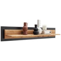 Wandboard Anthrazit, Wildeiche, B:150 cm - Wildeiche/Anthrazit, Design, Holz/Holzwerkstoff (150/26/23cm) - MID.YOU