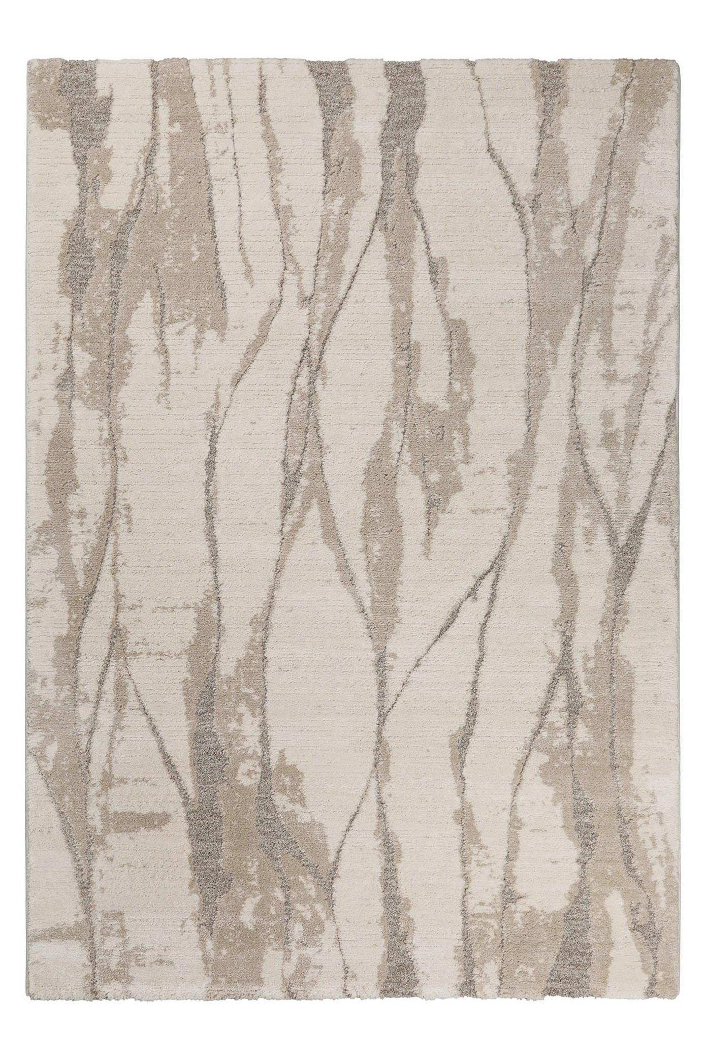 Webteppich Fynn Olsson Creme, Creme 160x230 cm - Beige/Creme, Design, Textil (160/230cm) - WECON HOME