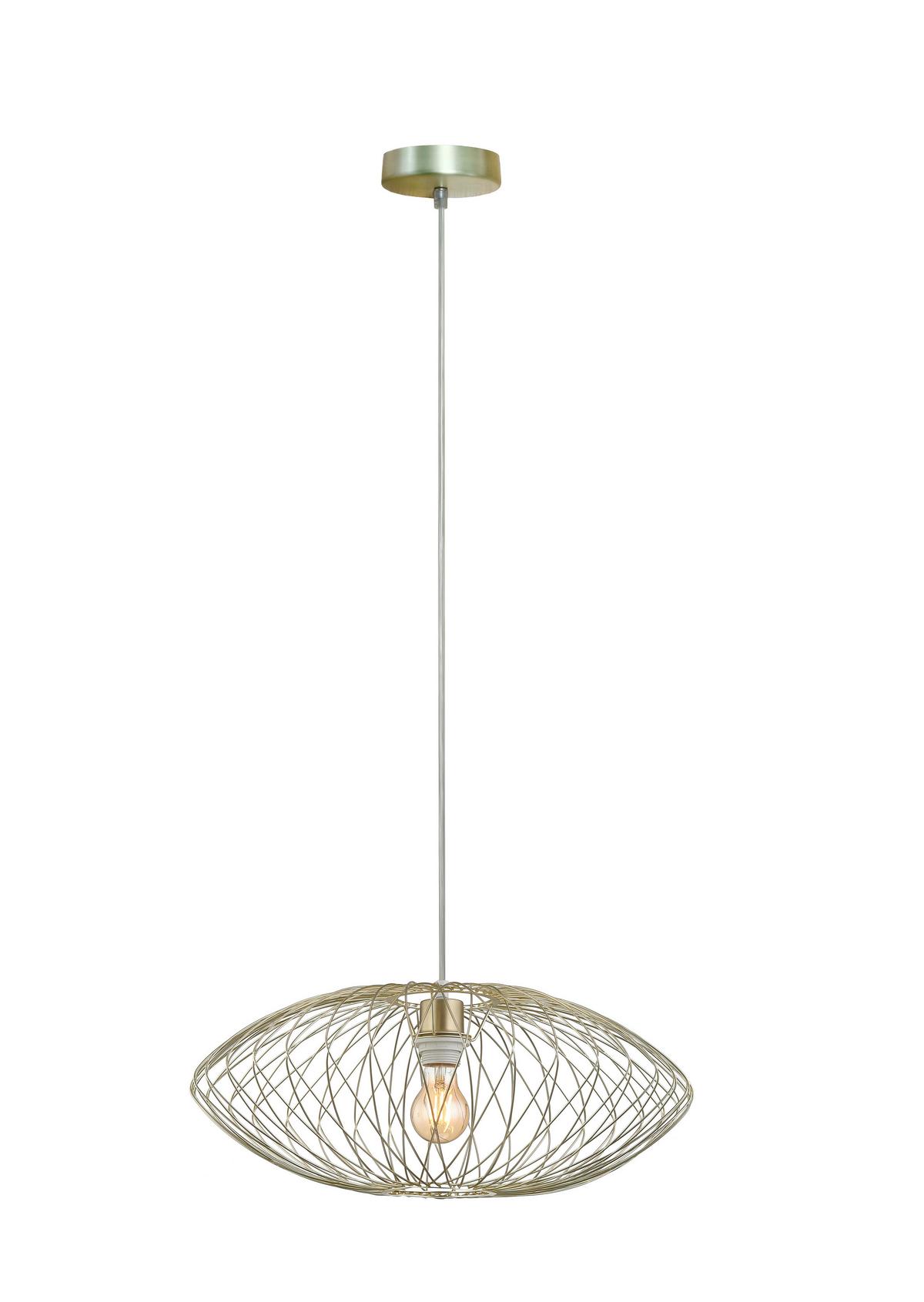Závesne svietidlo TIZIANA - zlatá, Modern, kov (50/150cm) - Bessagi Home