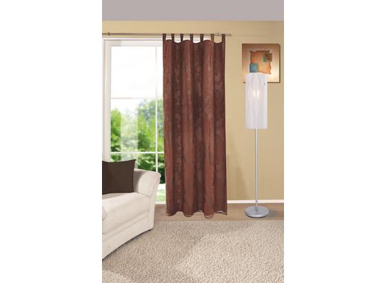 Kombivorhang Mara - Braun, KONVENTIONELL, Textil (140/255cm) - Ombra Kombivorhang Mara - Braun, KONVENTIONELL, Textil (140/255cm) - Ombra