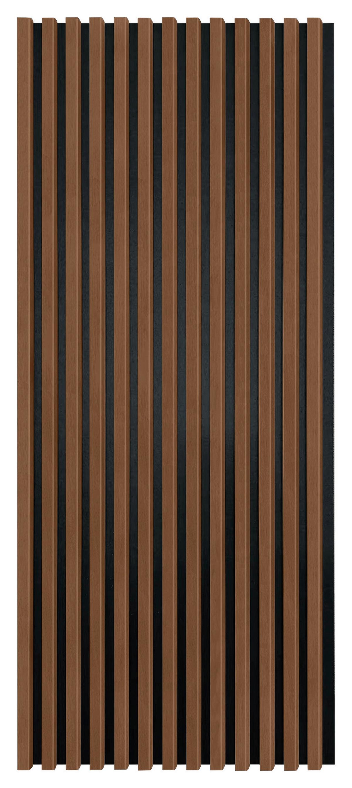 Akustikpaneel Josef - Walnussfarben, MODERN, Holzwerkstoff/Kunststoff (60/120/2cm)