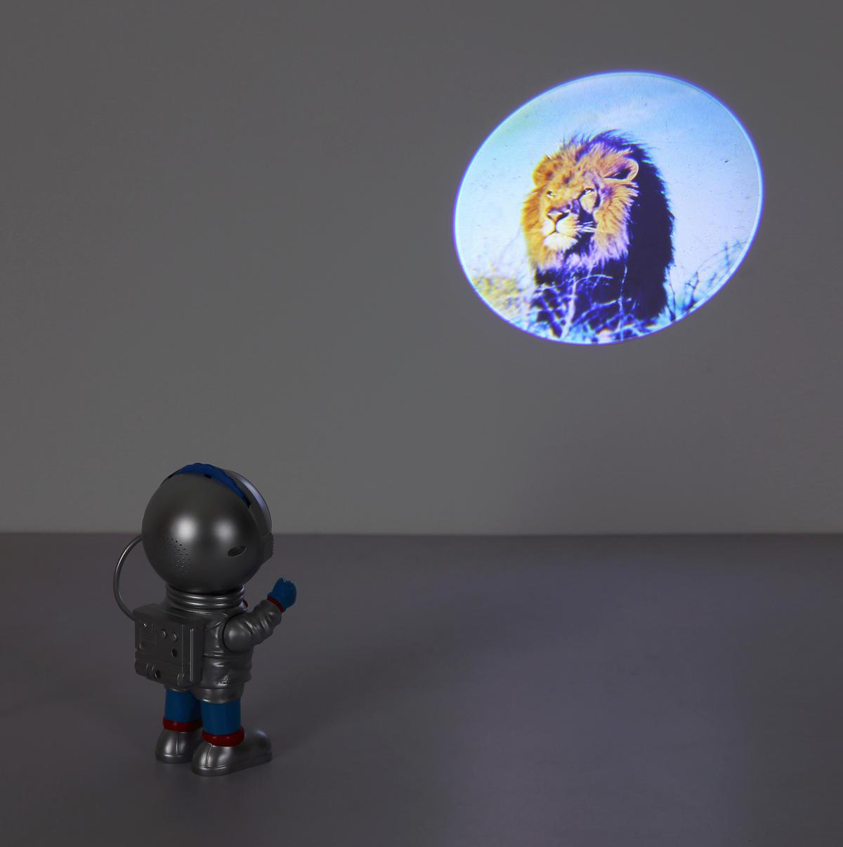 Led-dekoleuchte Mit Usb Kabel - Blau/Rot, Trend, Kunststoff (9,5/7/18,5cm) - Globo