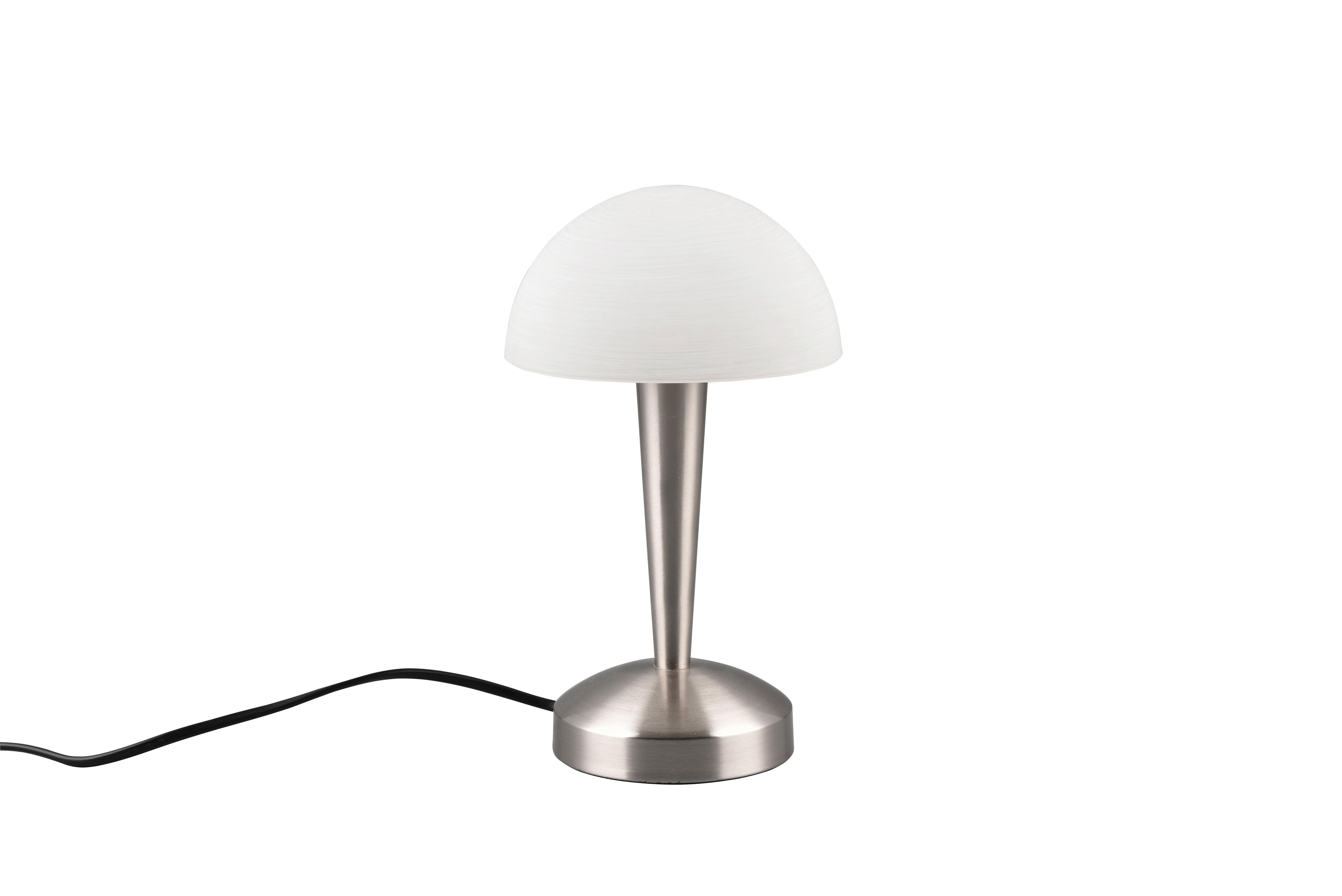 Tischleuchte R59561107 Canaria - Weiß/Nickelfarben, Basics, Glas/Metall (15/26,5cm)