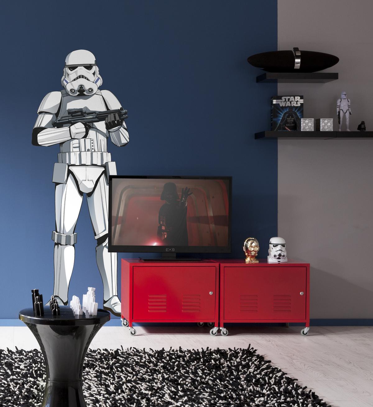Fototapete 12410 Star Wars Xxl - Schwarz/Weiß, Trend, Papier (127/188cm)
