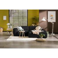 Ecksofa Hannah Anthrazit 252x170 Cm - Anthrazit/Schwarz, Design, Textil (252/170cm) - MID.YOU