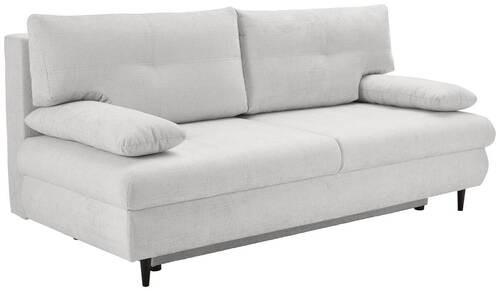 Schlafsofa Virgo - Schwarz/Weiß, KONVENTIONELL, Textil (212/97/105cm) - MID.YOU