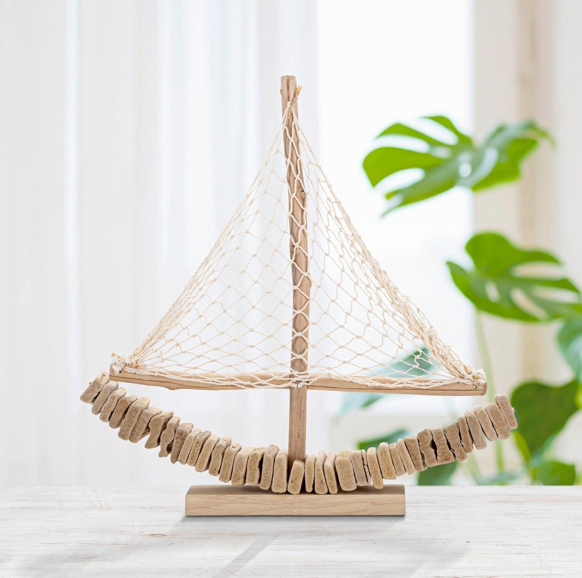 Skulptur Holz, Naturfarben - Basics, Holz (45/45/7cm)