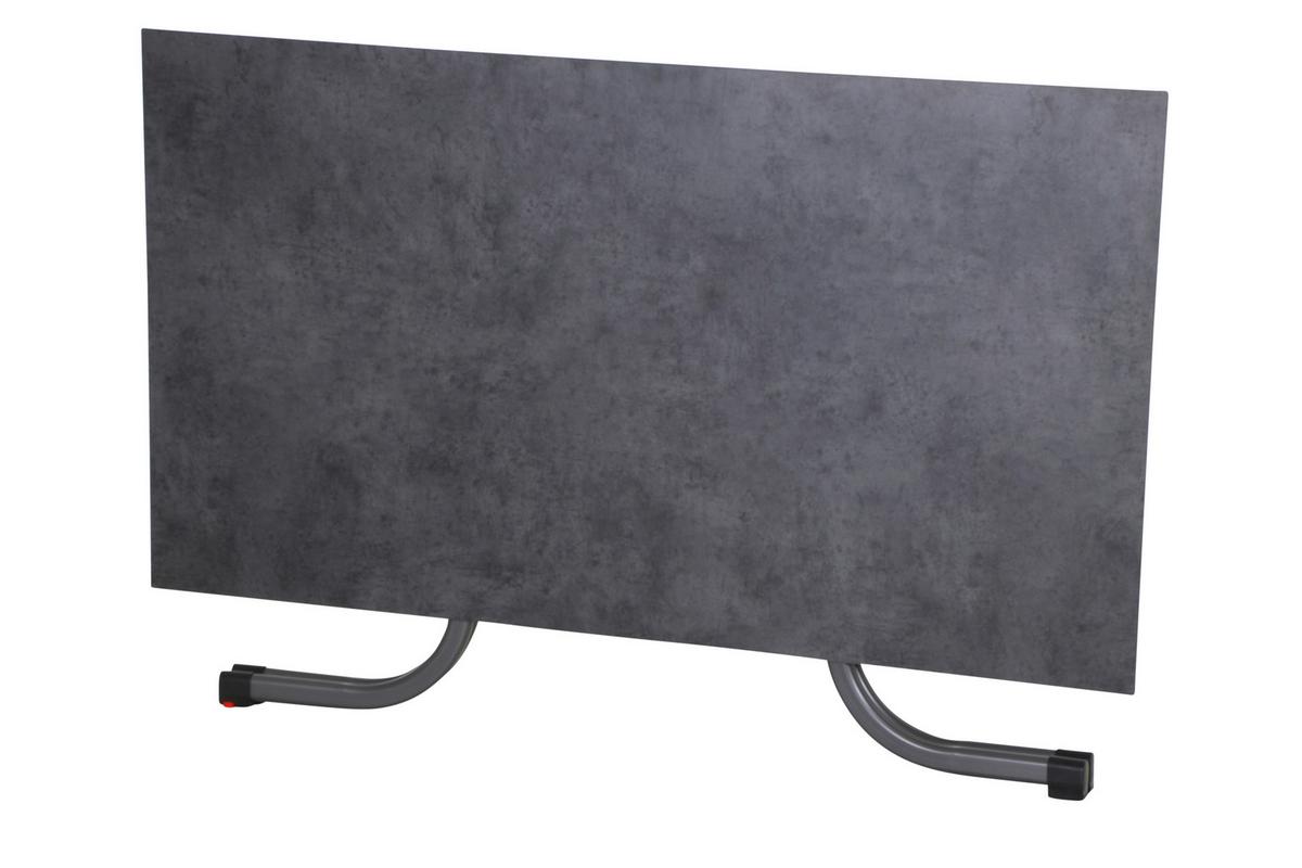 Gartengarnitur T20161 - Anthrazit/Rot, Basics, Holzwerkstoff/Kunststoff (90/80/160cm) - Siena Garden